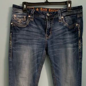 Rock Revival Womens Vivian Straight jeans.